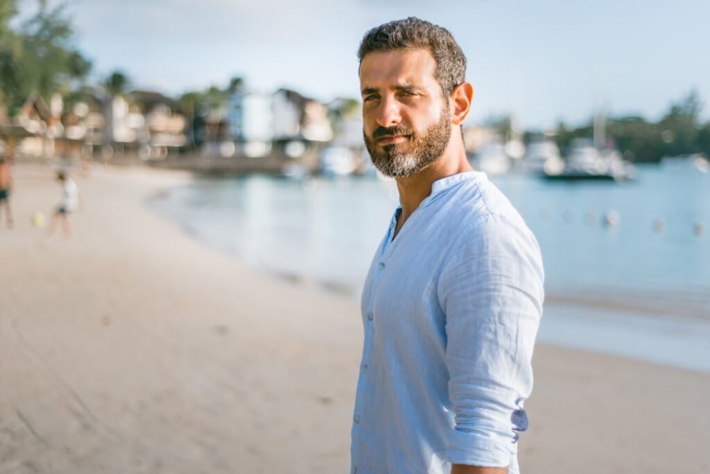 Adult man reflecting on sexual health and low testosterone concerns