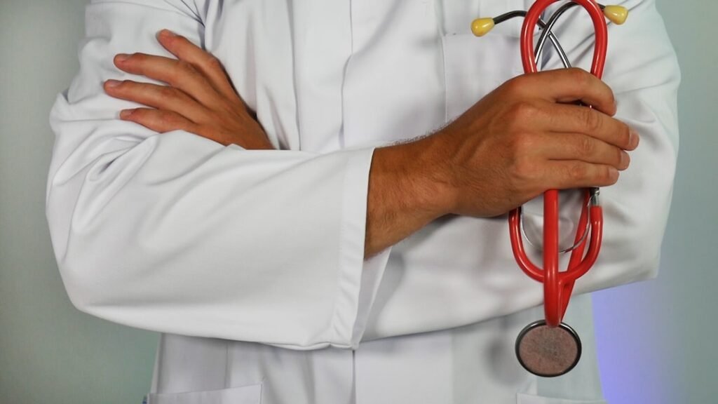 Clinician explaining TRT vs enclomiphene